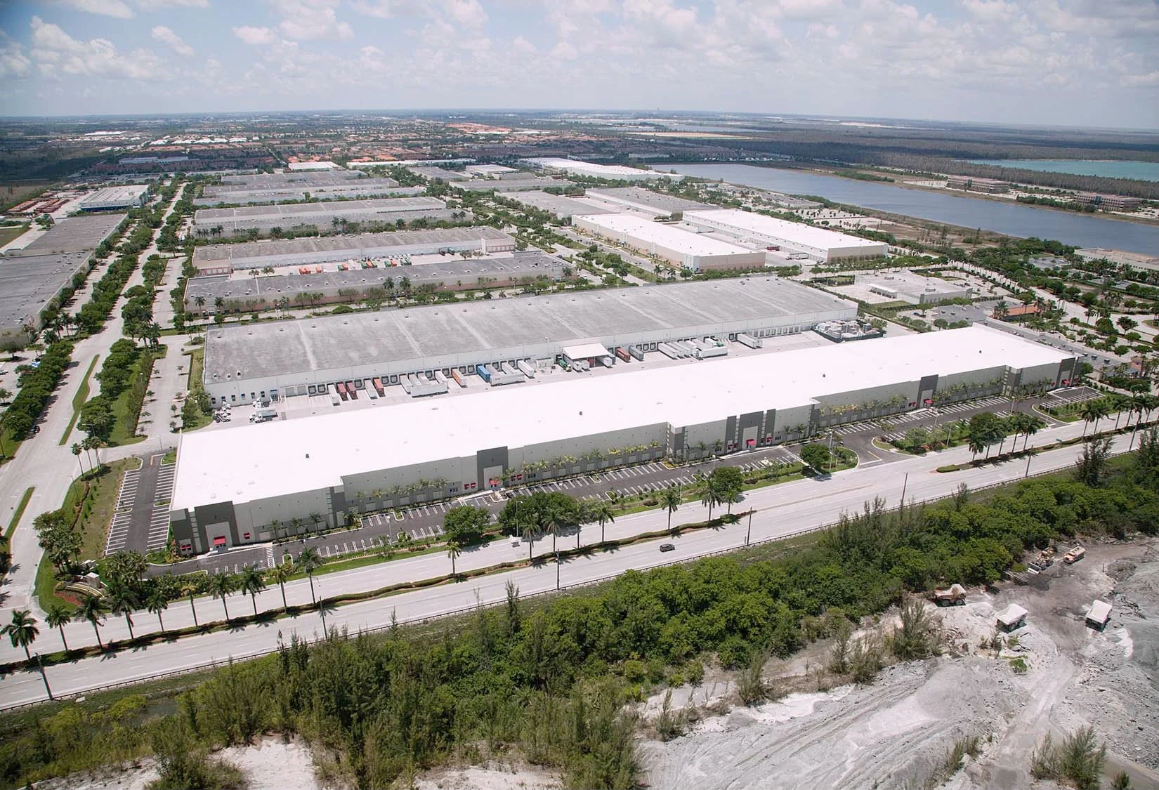Flagler Station Phase II Class A Industrial Warehouses built by Hernandez Development & Construction in Miami FL